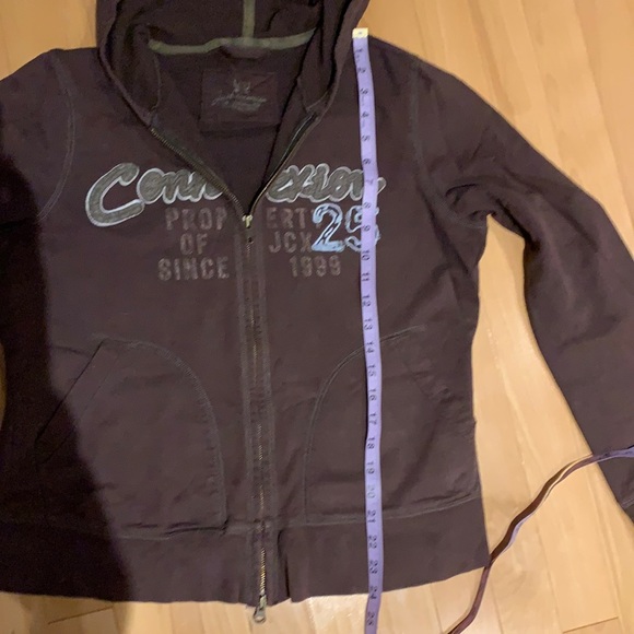 GUC Jacob Connexion Full Zip Brown Hoodie - size XL - Picture 8 of 16